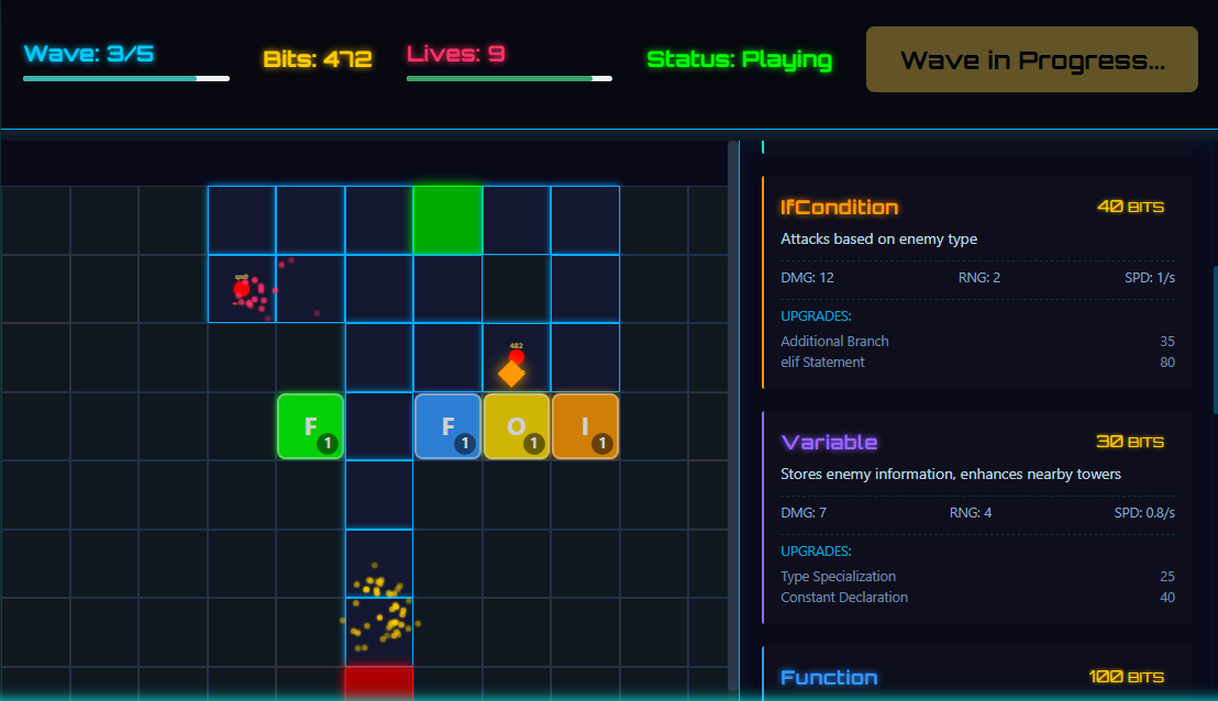 Tower Defense Game Screenshot
